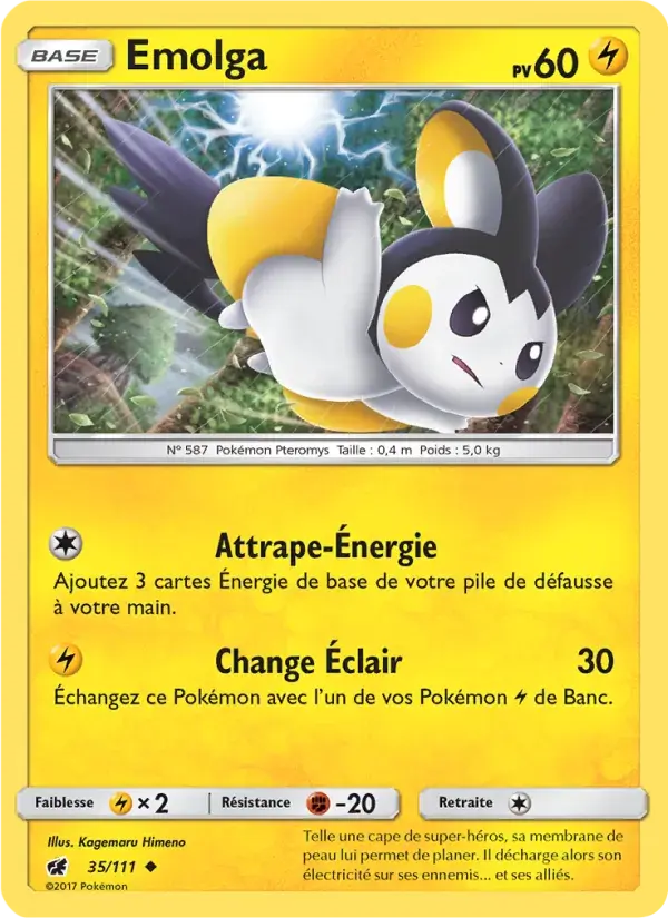 Emolga - 35/125 - Invasion Carmin