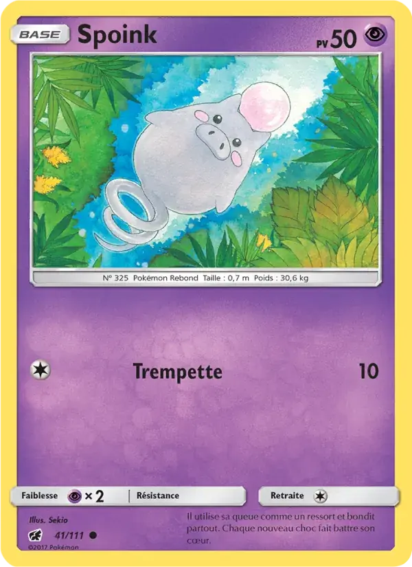 Spoink - 41/125 - Invasion Carmin