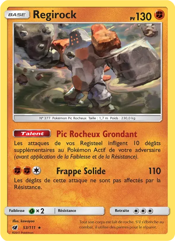 Regirock - 53/125 - Invasion Carmin