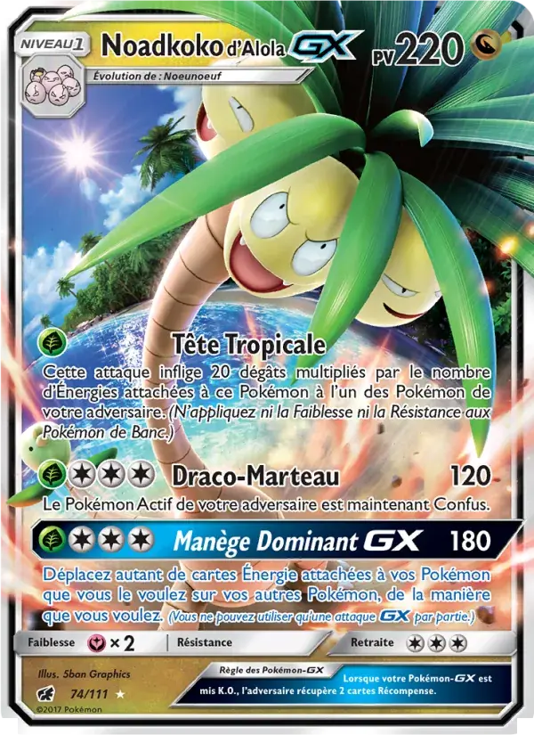 Noadkoko d’Alola GX - 74/125 - Invasion Carmin