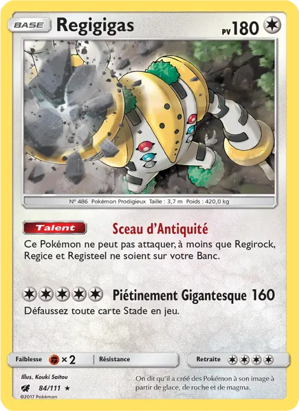 Regigigas - 84/125 - Invasion Carmin