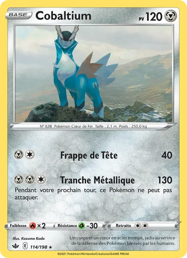 Cobaltium - 114/233 - Règne de Glace