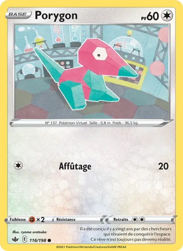 Porygon - 116/233 - Règne de Glace