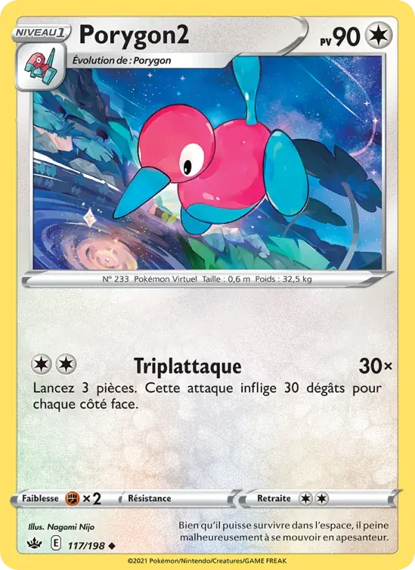Porygon2 - 117/233 - Règne de Glace