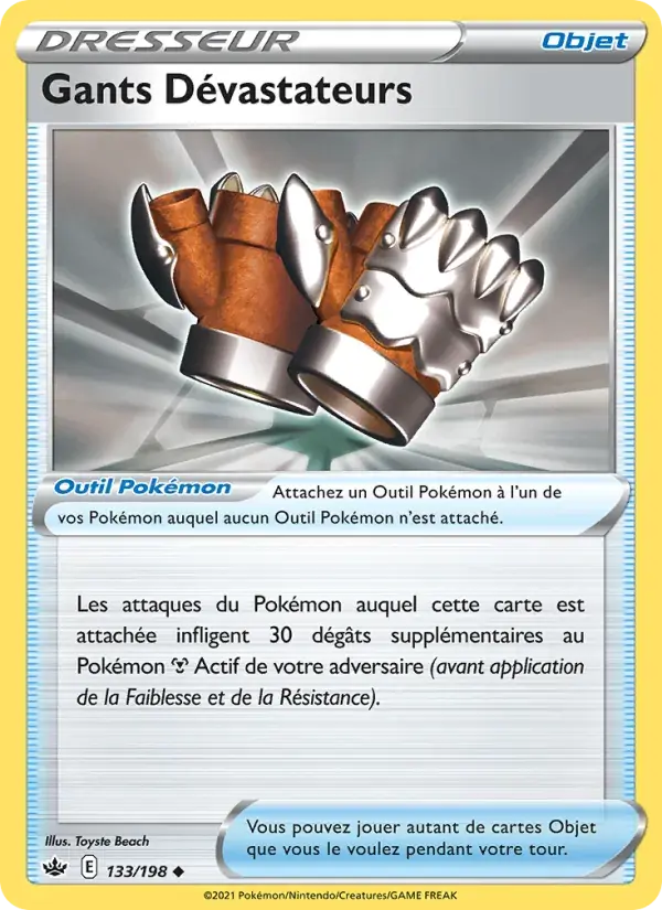 Gants Dévastateurs - 133/233 - Règne de Glace