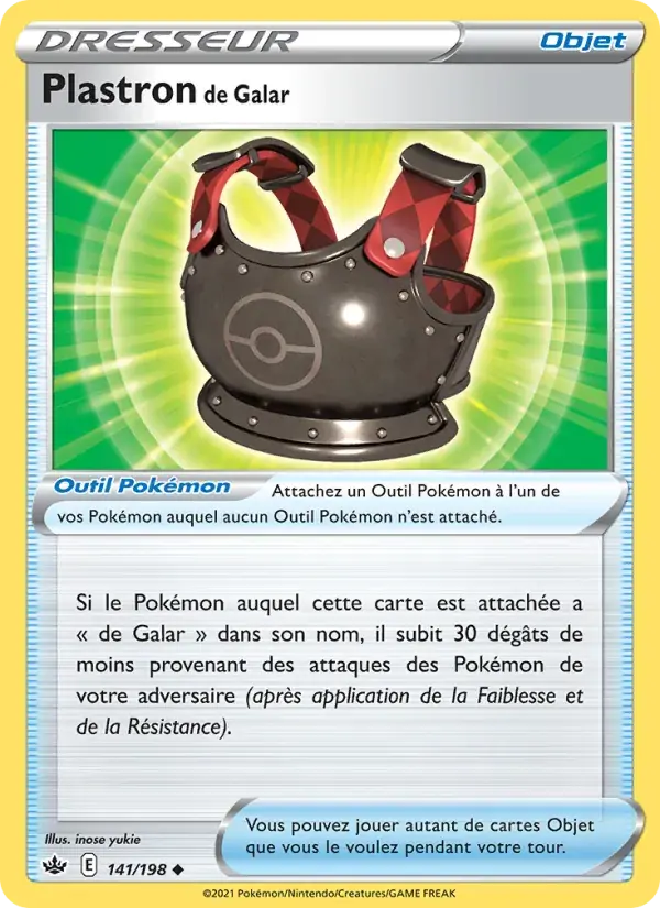 Plastron de Galar - 141/233 - Règne de Glace