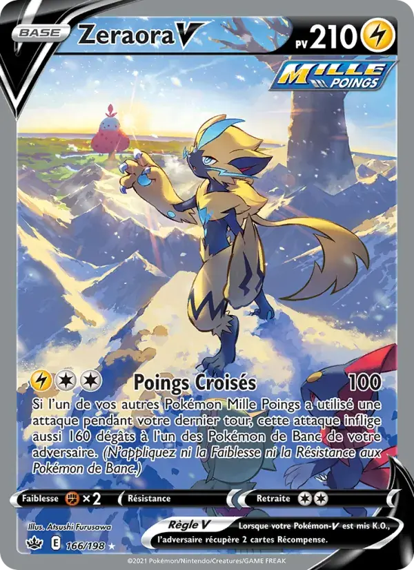 Zeraora V - 166/233 - Règne de Glace