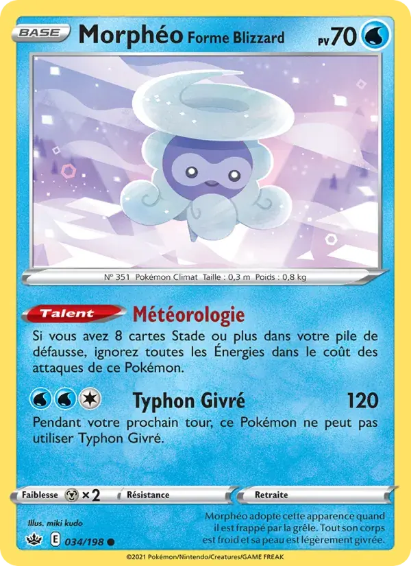 Morphéo Forme Blizzard - 34/233 - Règne de Glace