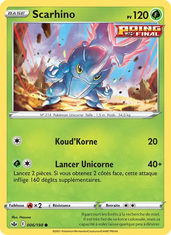 Scarhino - 6/233 - Règne de Glace