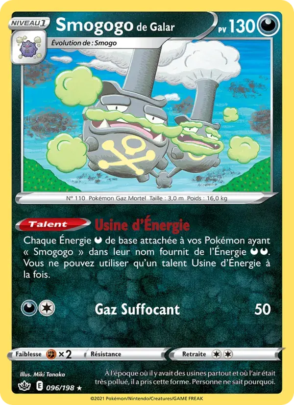 Smogogo de Galar - 96/233 - Règne de Glace