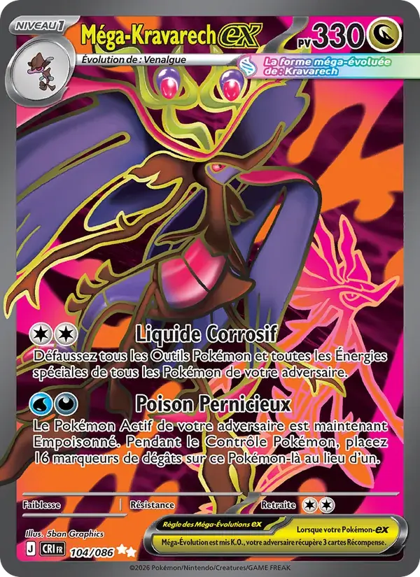 Méga-Kravarech-ex - 104/122 - Chaos Ascendant