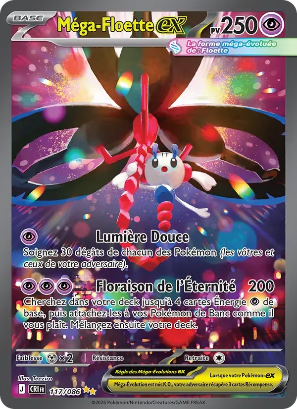 Méga-Floette-ex - 117/122 - Chaos Ascendant