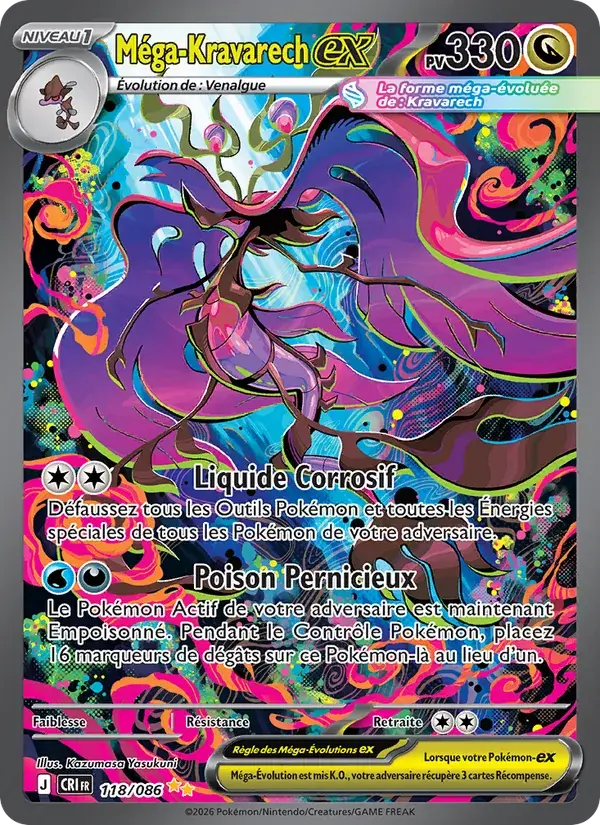 Méga-Kravarech-ex - 118/122 - Chaos Ascendant