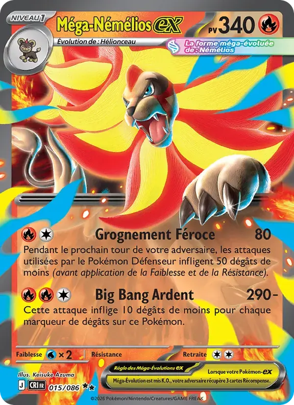 Méga-Némélios-ex - 015/122 - Chaos Ascendant