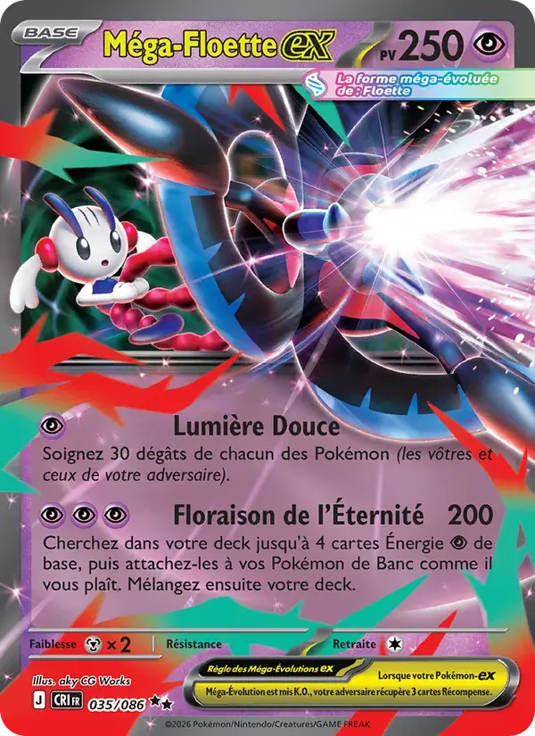 Méga-Floette-ex - 035/122 - Chaos Ascendant