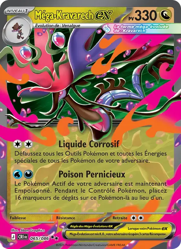 Méga-Kravarech-ex - 065/122 - Chaos Ascendant