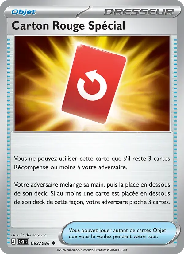 Carton Rouge Spécial - 082/122 - Chaos Ascendant