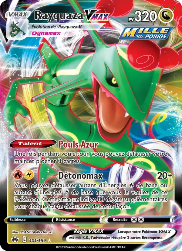 Rayquaza VMAX - 101/160 - Zénith Suprême