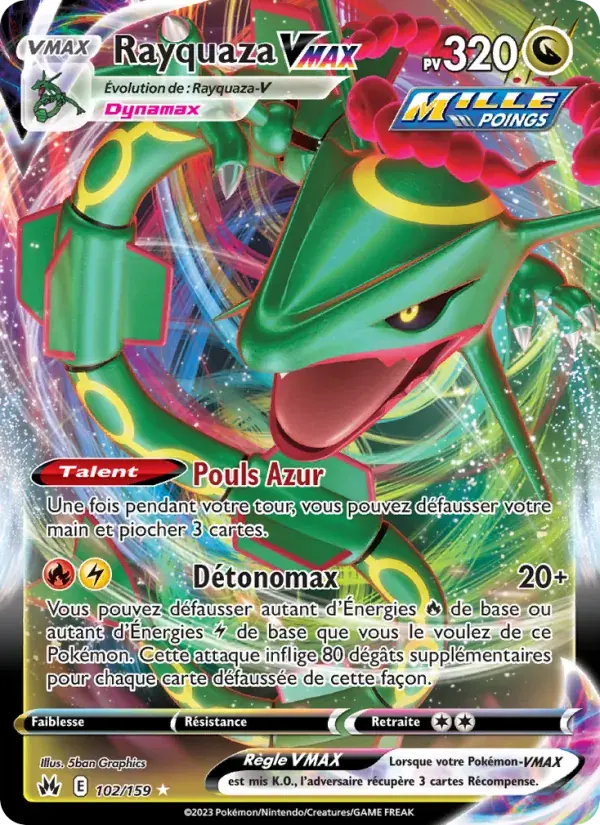Rayquaza VMAX - 102/160 - Zénith Suprême