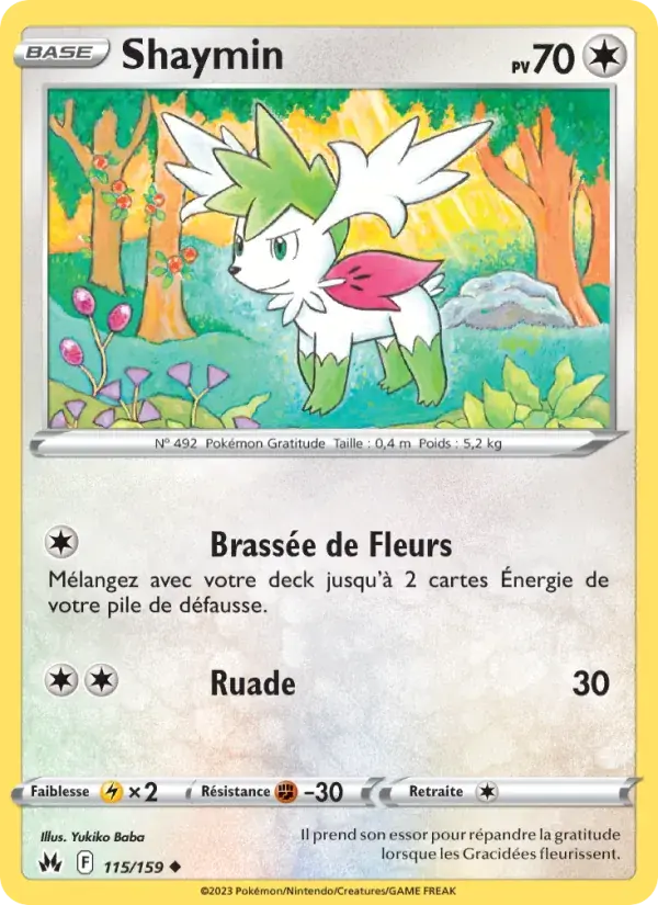 Shaymin - 115/160 - Zénith Suprême
