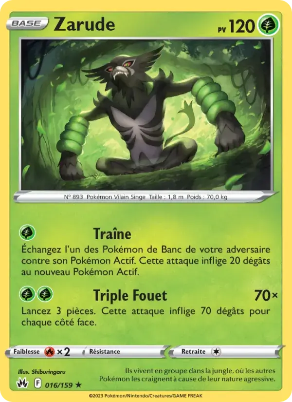 Zarude - 016/160 - Zénith Suprême