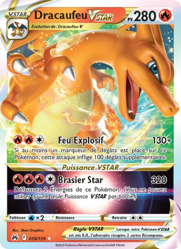 Dracaufeu VSTAR - 019/160 - Zénith Suprême