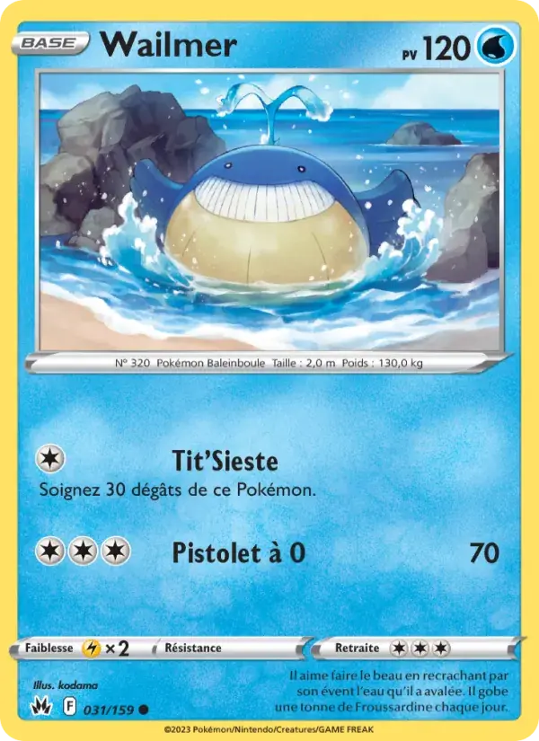 Wailmer - 031/160 - Zénith Suprême