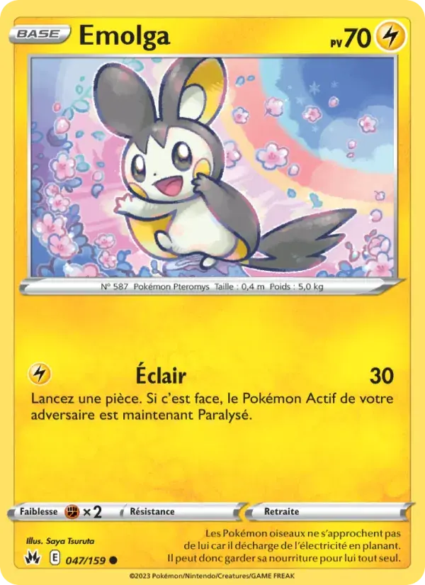 Emolga - 047/160 - Zénith Suprême