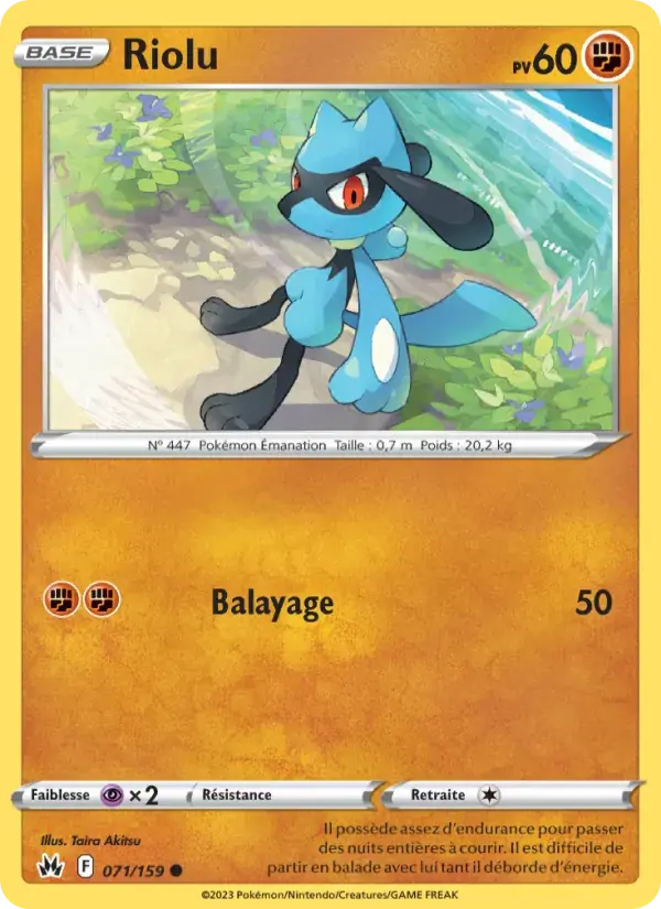 Riolu - 071/160 - Zénith Suprême