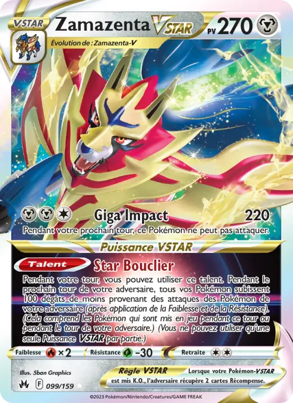 Zamazenta VSTAR - 099/160 - Zénith Suprême
