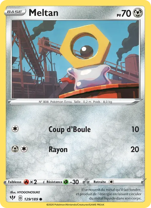 Meltan - 129/201 - Ténèbres Embrasées