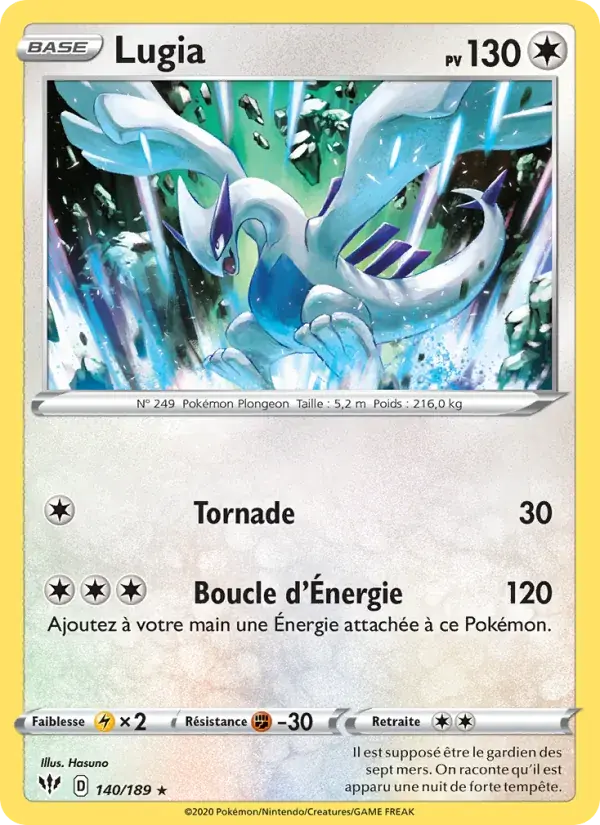 Lugia - 140/201 - Ténèbres Embrasées
