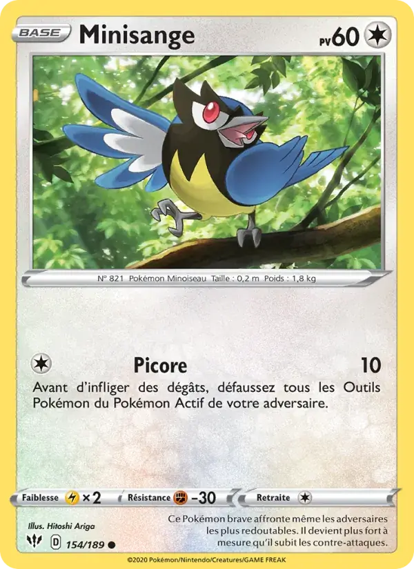 Minisange - 154/201 - Ténèbres Embrasées