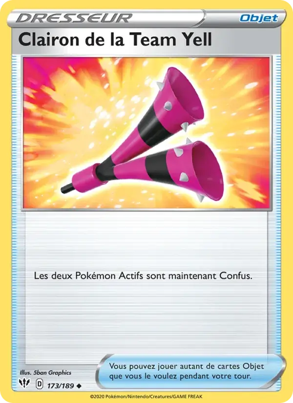 Clairon de la Team Yell - 173/201 - Ténèbres Embrasées
