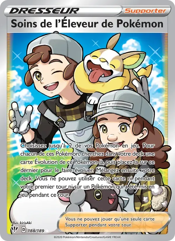 Soins de l'Éleveur de Pokémon - 188/201 - Ténèbres Embrasées