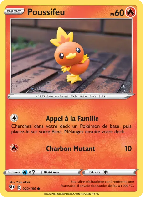 Poussifeu - 22/201 - Ténèbres Embrasées
