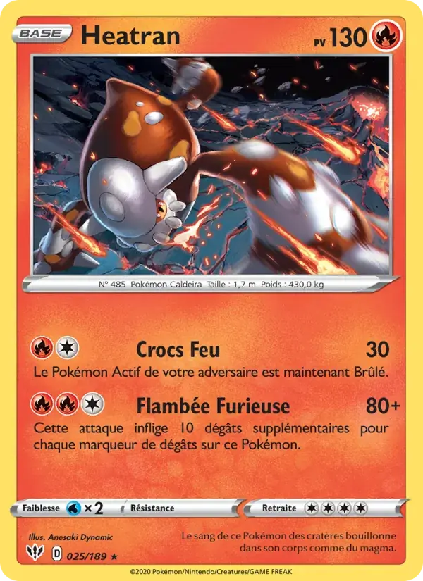 Heatran - 25/201 - Ténèbres Embrasées