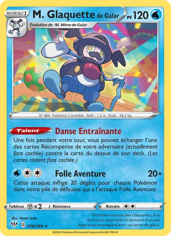 M. Glaquette de Galar - 36/201 - Ténèbres Embrasées
