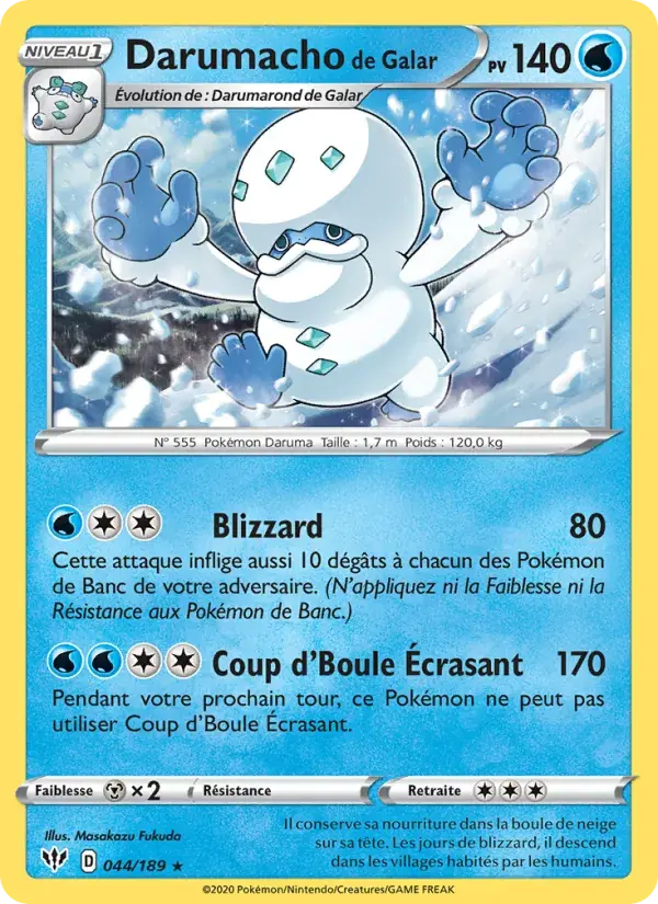Darumacho de Galar - 44/201 - Ténèbres Embrasées