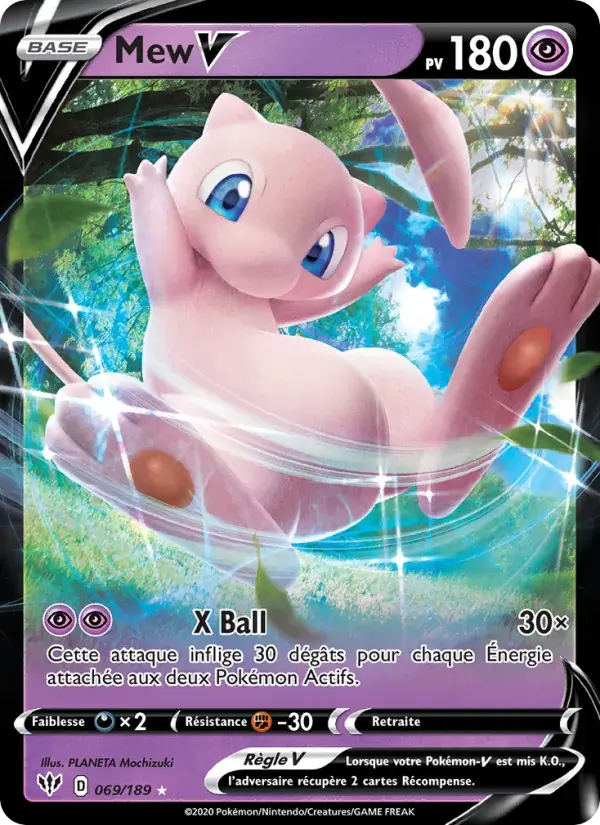 Mew V - 69/201 - Ténèbres Embrasées