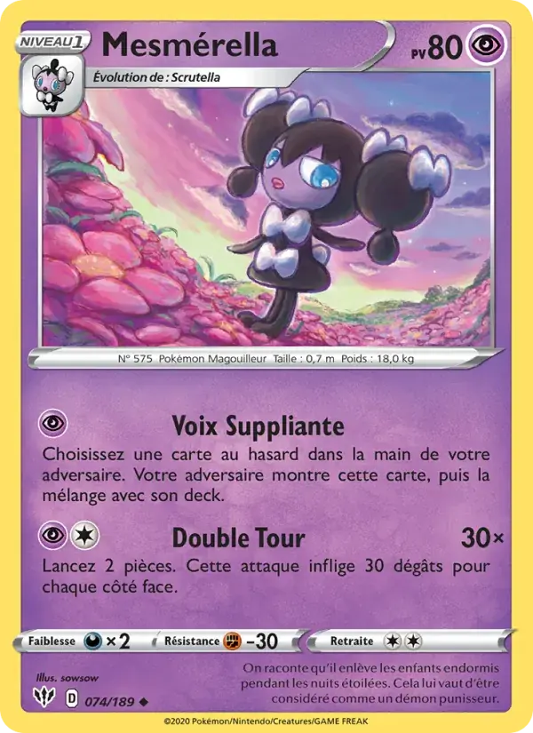 Mesmérella - 74/201 - Ténèbres Embrasées