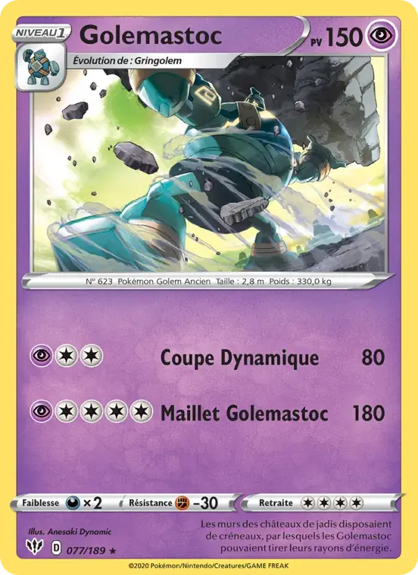 Golemastoc - 77/201 - Ténèbres Embrasées