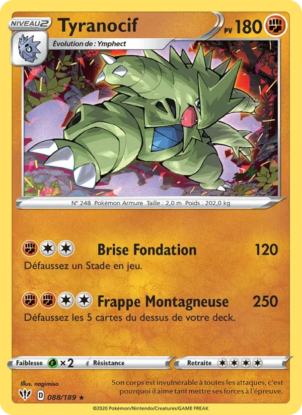 Tyranocif - 88/201 - Ténèbres Embrasées