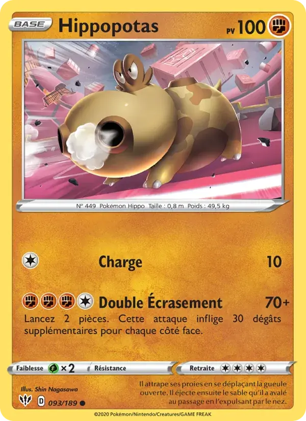 Hippopotas - 93/201 - Ténèbres Embrasées