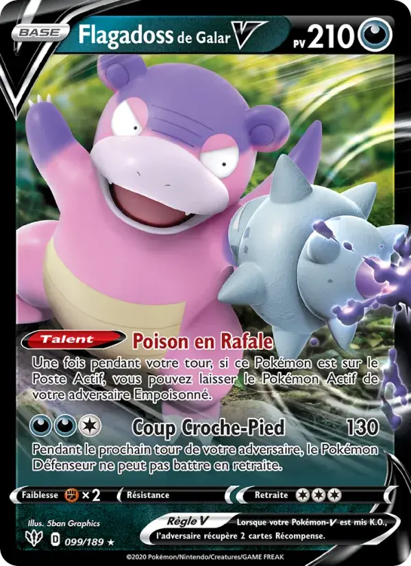 Flagadoss de Galar V - 99/201 - Ténèbres Embrasées