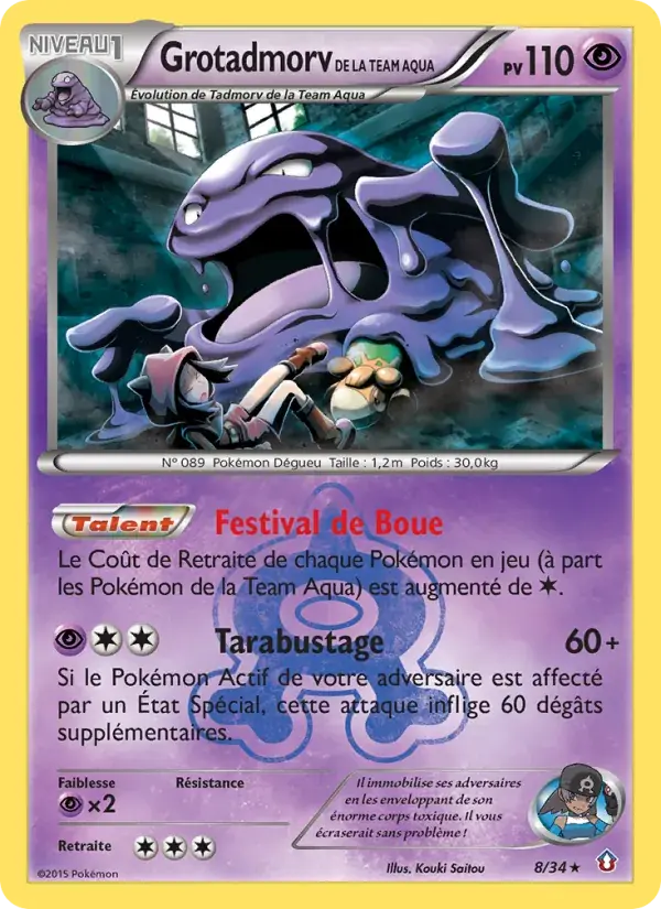 Grotadmorv de la Team Aqua - 8/34 - Double Danger