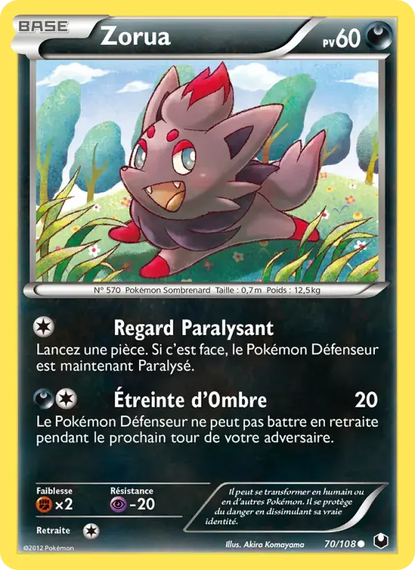 Zorua - 70/111 - Explorateurs Obscurs