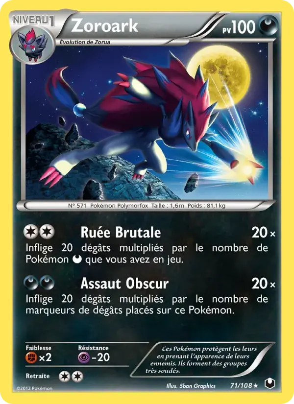 Zoroark - 71/111 - Explorateurs Obscurs