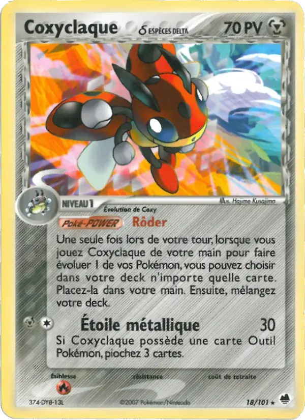 Coxyclaque δ - 18/101 - EX Île des Dragons