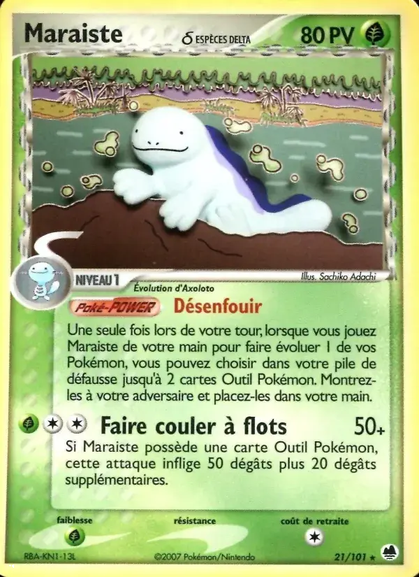 Maraiste δ - 21/101 - EX Île des Dragons